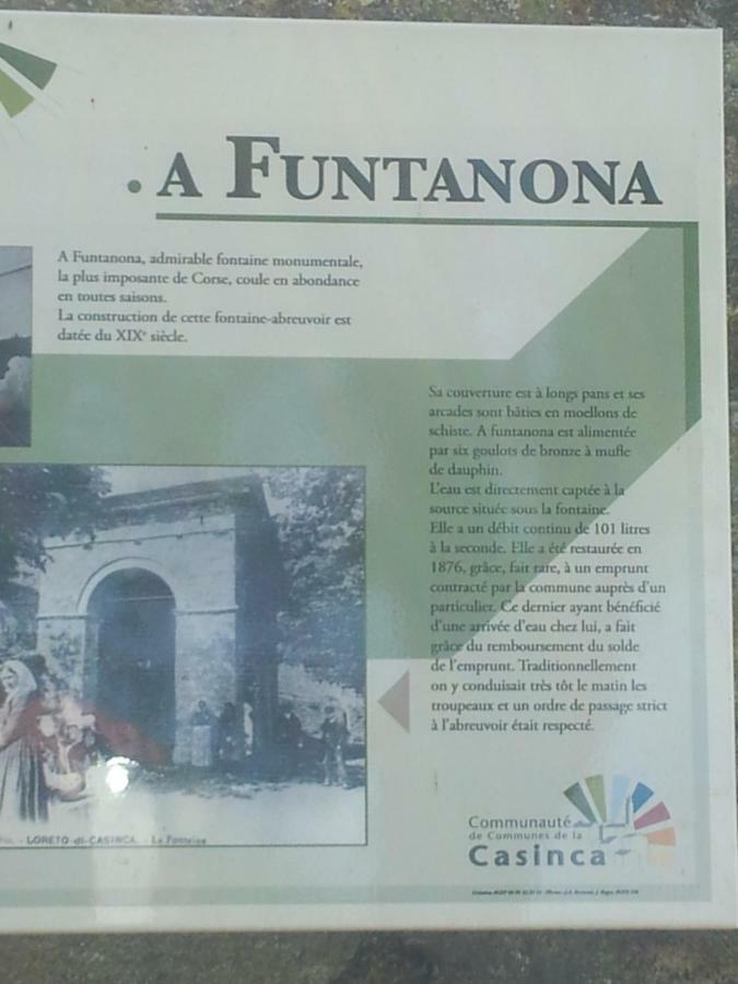 Gite La Fontaine Corse Loreto-di-Casinca Esterno foto